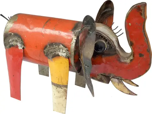 Product image of the product “Elephant made from metal art. In the sizes from 40 to 65cm. ”